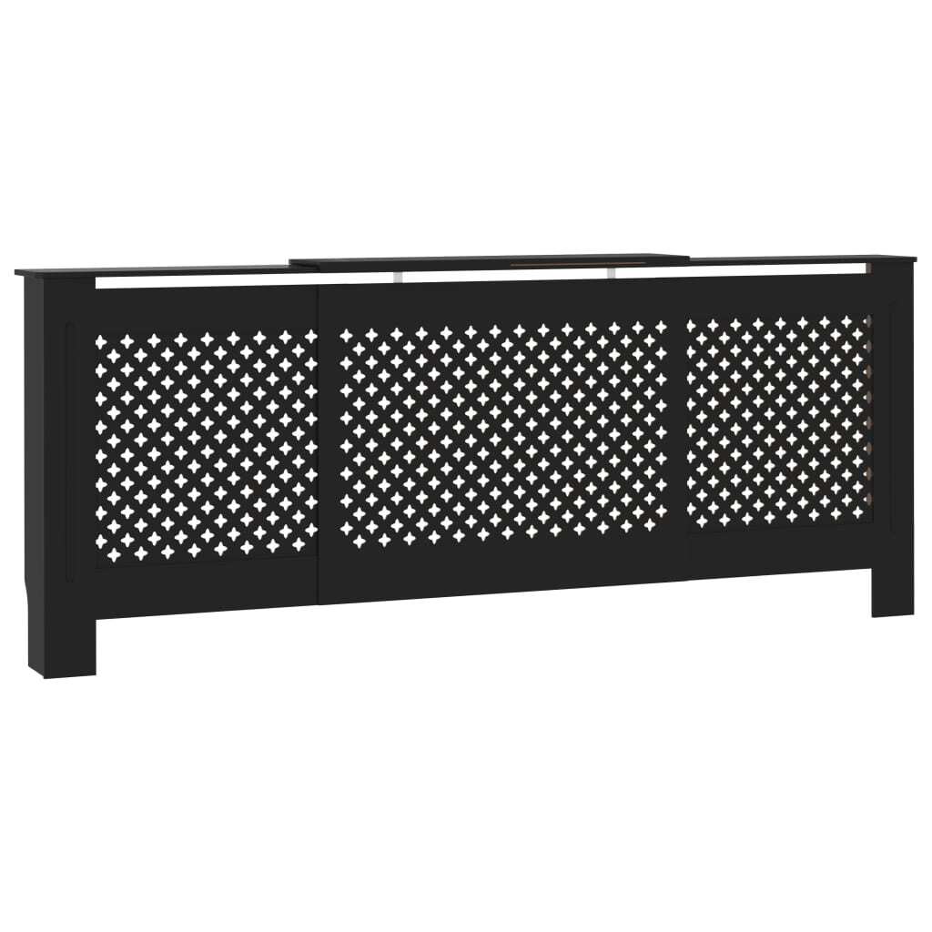 MDF Radiator Cover Black 80.7