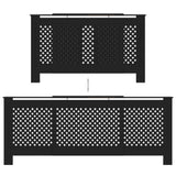 MDF Radiator Cover Black 80.7
