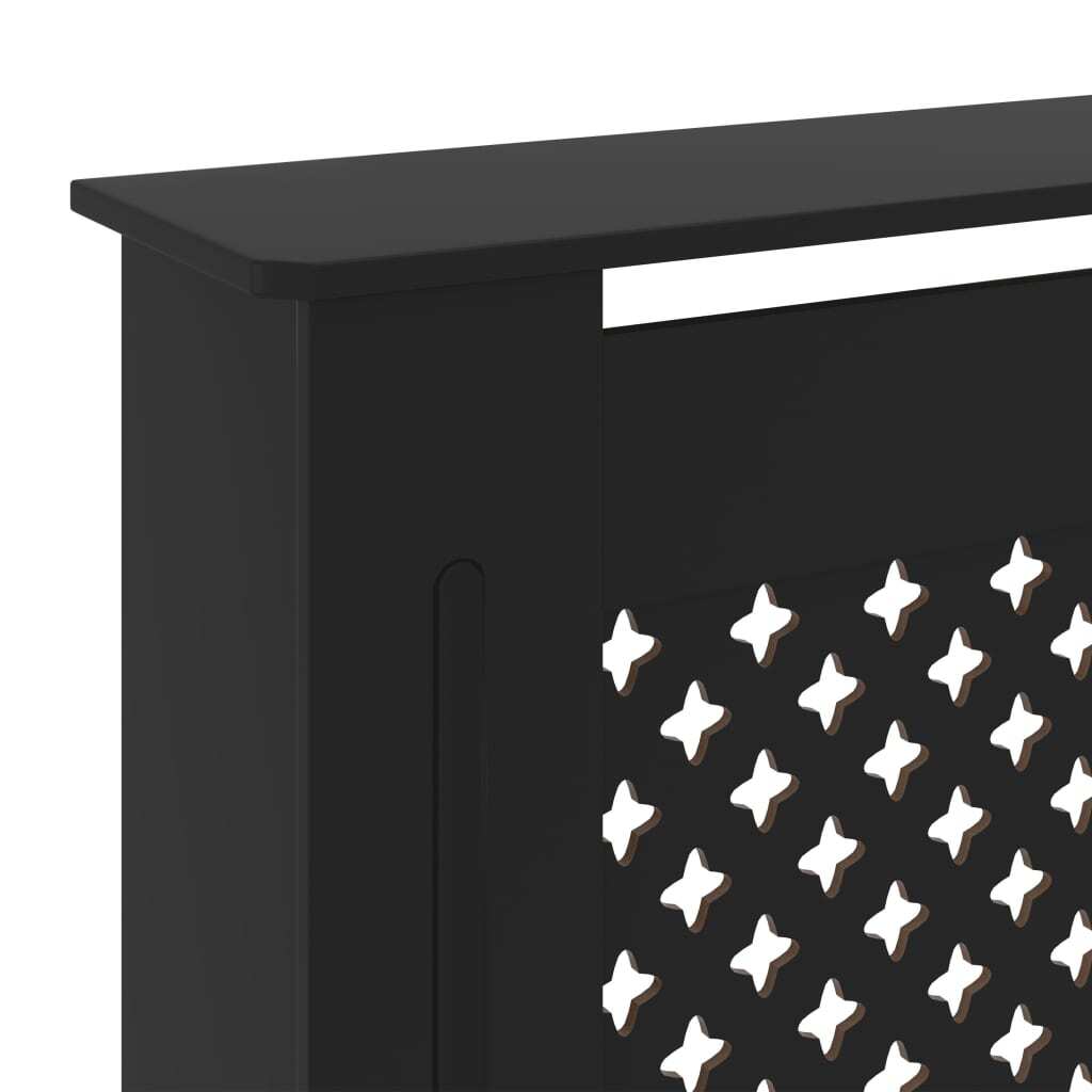 MDF Radiator Cover Black 80.7