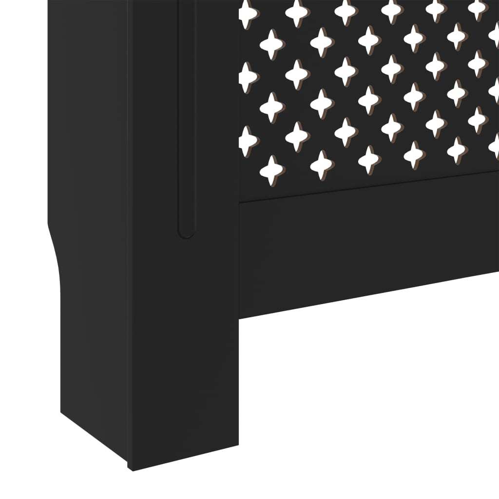 MDF Radiator Cover Black 80.7