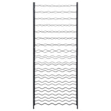 Wine Rack for 96 Bottles Black Iron