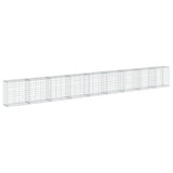 Gabion Basket with Cover 354.3"x19.7"x39.4" Galvanized Iron