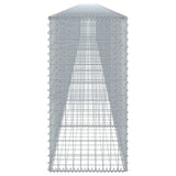 Gabion Basket with Cover 433.1"x19.7"x39.4" Galvanized Iron