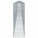 Gabion Basket with Cover 354.3"x19.7"x59.1" Galvanized Iron