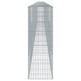 Gabion Basket with Cover 433.1"x19.7"x59.1" Galvanized Iron