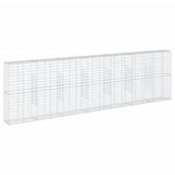 Gabion Basket with Cover 275.6"x19.7"x78.7" Galvanized Iron