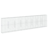 Gabion Basket with Cover 315"x19.7"x78.7" Galvanized Iron