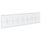 Gabion Basket with Cover 315"x19.7"x78.7" Galvanized Iron