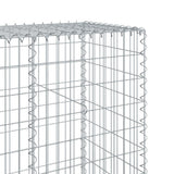 Gabion Basket with Cover 315"x19.7"x78.7" Galvanized Iron