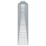Gabion Basket with Cover 393.7"x19.7"x78.7" Galvanized Iron
