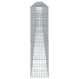Gabion Basket with Cover 433.1"x19.7"x78.7" Galvanized Iron