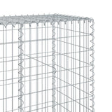 Gabion Basket with Cover 433.1"x19.7"x78.7" Galvanized Iron