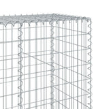 Gabion Basket with Cover 472.4"x19.7"x78.7" Galvanized Iron