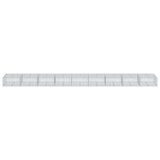 Gabion Basket with Cover 354.3"x39.4"x19.7" Galvanized Iron
