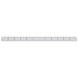 Gabion Basket with Cover 472.4"x39.4"x19.7" Galvanized Iron