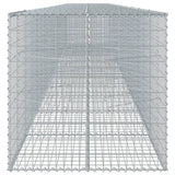 Gabion Basket with Cover 433.1"x39.4"x39.4" Galvanized Iron