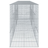 Gabion Basket with Cover 236.2"x39.4"x59.1" Galvanized Iron