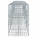Gabion Basket with Cover 275.6"x39.4"x59.1" Galvanized Iron