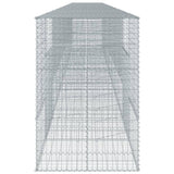 Gabion Basket with Cover 433.1"x39.4"x59.1" Galvanized Iron