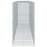 Gabion Basket with Cover 216.5"x39.4"x78.7" Galvanized Iron