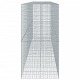 Gabion Basket with Cover 236.2"x39.4"x78.7" Galvanized Iron
