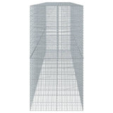 Gabion Basket with Cover 295.3"x39.4"x78.7" Galvanized Iron