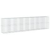 Gabion Basket with Cover 315"x39.4"x78.7" Galvanized Iron