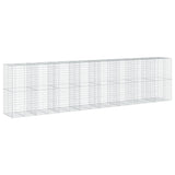Gabion Basket with Cover 315"x39.4"x78.7" Galvanized Iron