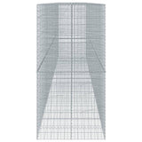 Gabion Basket with Cover 334.6"x39.4"x78.7" Galvanized Iron