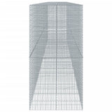 Gabion Basket with Cover 413.4"x39.4"x78.7" Galvanized Iron