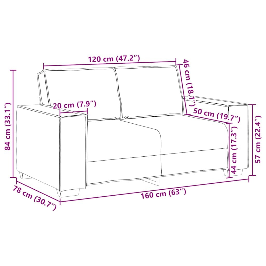 2 Piece Sofa Set with Cushions Black Velvet