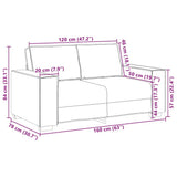2 Piece Sofa Set with Cushions Black Velvet