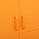 Wardrobe Mustard Yellow 35.4"x19.7"x70.9" Steel