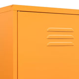 Wardrobe Mustard Yellow 35.4"x19.7"x70.9" Steel