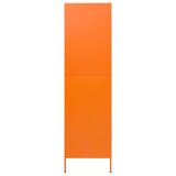 Wardrobe Orange 35.4"x19.7"x70.9" Steel
