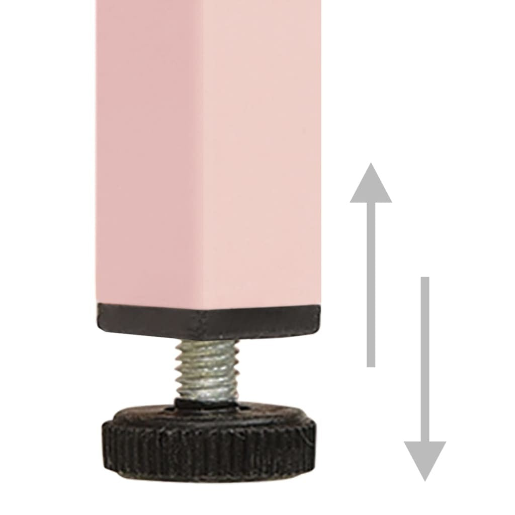 Locker Cabinet Pink 13.8"x18.1"x70.9" Steel