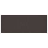 Garden Dining Set 9 pcs Brown Polypropylene