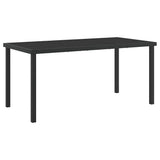 Garden Dining Set 7 pcs Anthracite Powder-Coated Steel