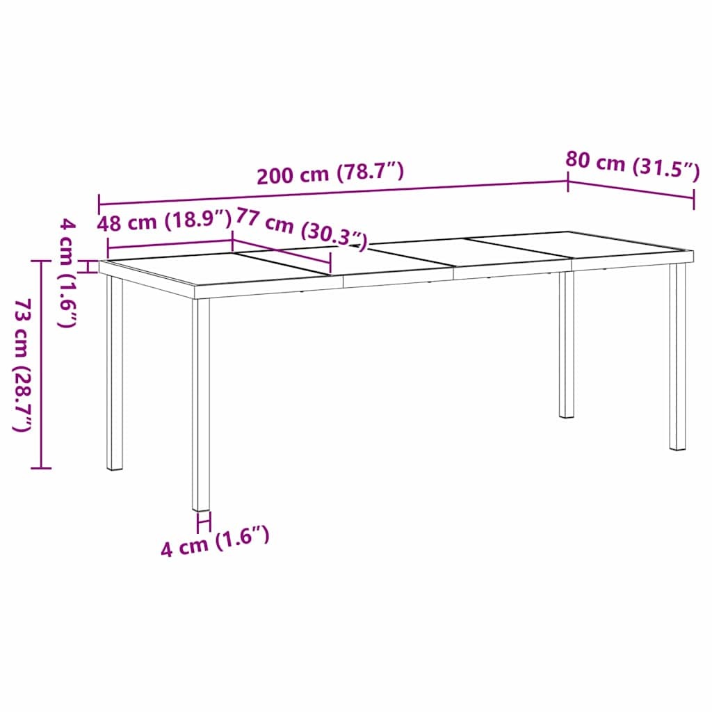 Garden Dining Set 7 pcs Black Poly Rattan