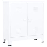 Industrial Storage Chest White 35.4"x15.7"x39.4" Steel