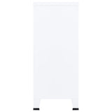 Industrial Storage Chest White 35.4"x15.7"x39.4" Steel
