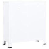 Industrial Storage Chest White 35.4"x15.7"x39.4" Steel