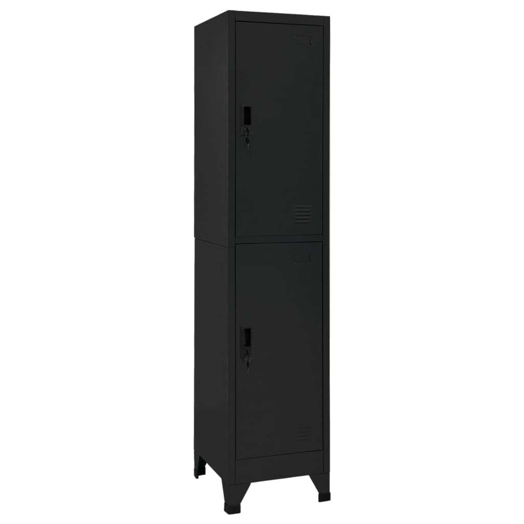 Locker Cabinet Black 15