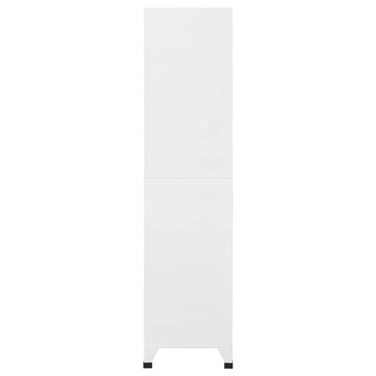 Locker Cabinet Light Gray and Dark Gray 35.4"x17.7"x70.9" Steel