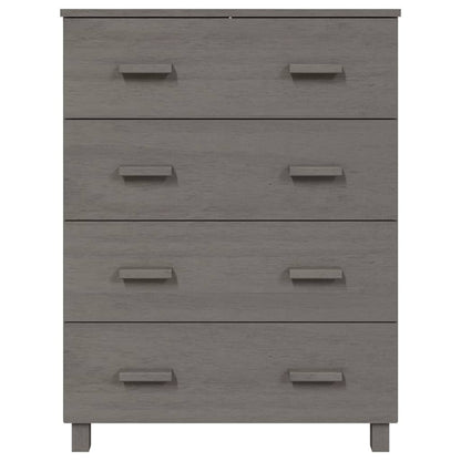 Sideboard HAMAR Light Gray 31.1"x15.7"x40.7" Solid Wood Pine