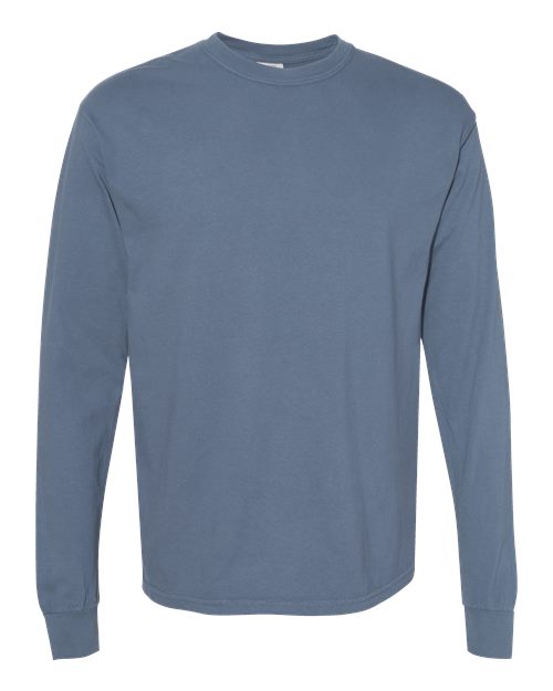 Unisex Garment-Dyed Heavyweight Long Sleeve T-Shirt - 2217