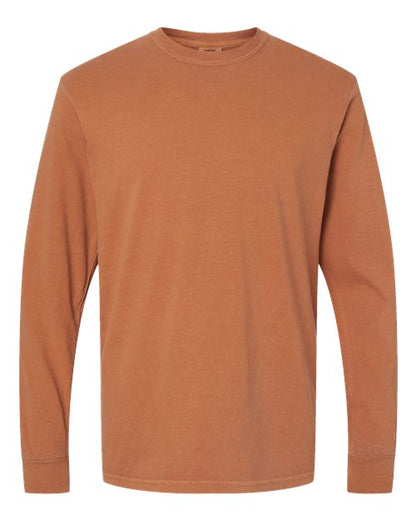 Unisex Garment-Dyed Heavyweight Long Sleeve T-Shirt - 2217