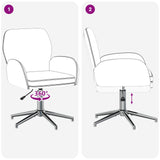 Swivel Desk Chairs 6 pcs 21.26 x 22.83 x 35.43 in Dark Grey