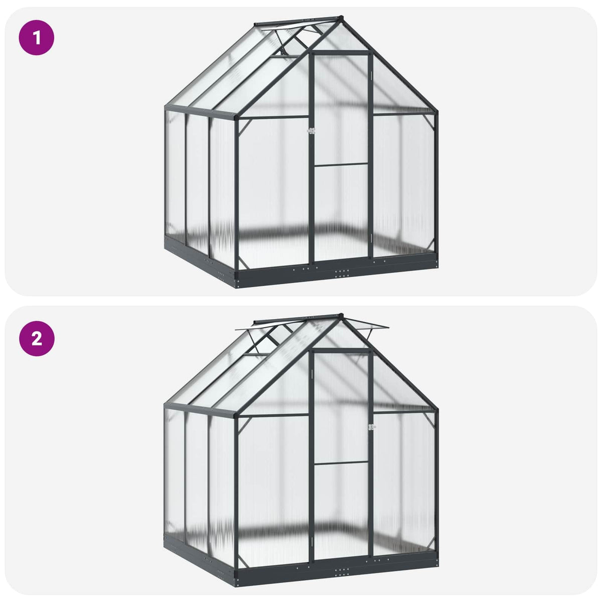Garden Greenhouse 72.24 x 72.24 x 81.50 in