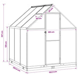 Garden Greenhouse 72.24 x 72.24 x 81.50 in